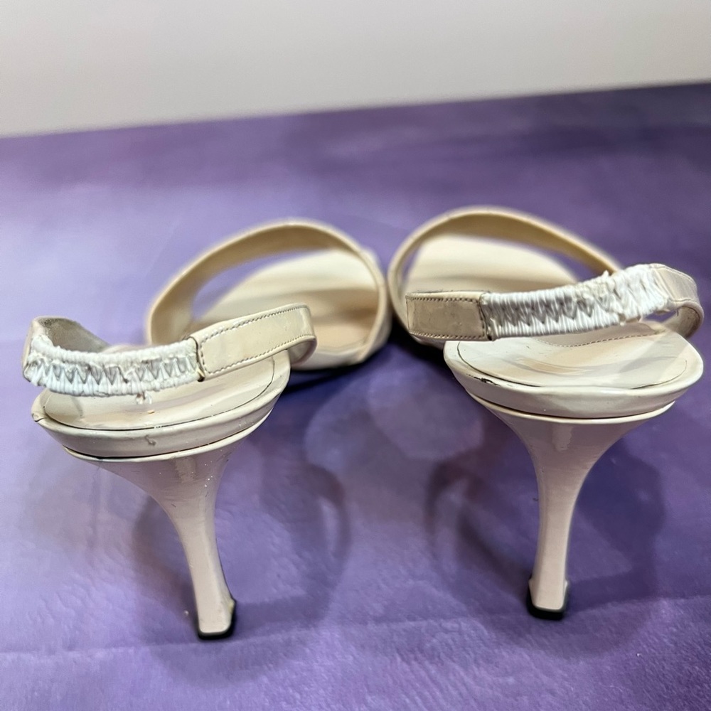 Chanel Open Toe Slingback Sandals - image 2